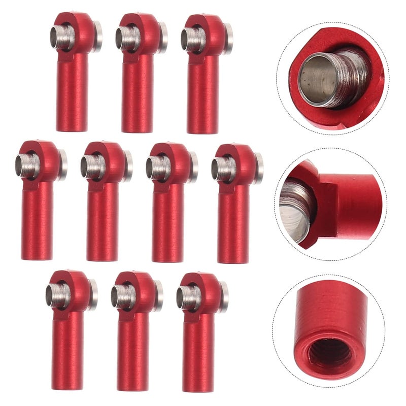 Red Aluminium Tie Rod Ball Head Ends For RC Cars Crawler Buggy Models - Image 5